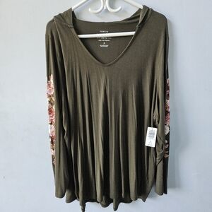 Torrid Super soft knit hooded top